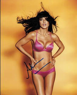 Adriana Lima sexy signed photograph: A sexy signed 8x10 by Victorias Secret number one secret ! Certificate of AuthenticityEVERY item in this auction comes with at minimum a full illustrated serial numbered COA signed by the worlds