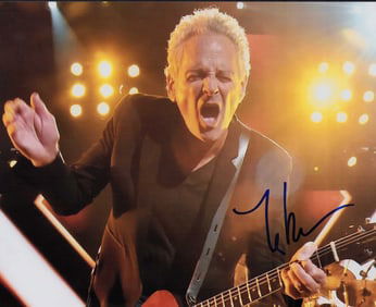 Lindsay Buckingham signed photogaph