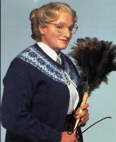 Robin Williams signed photograph