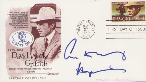 Anthony Hopkins signed FDC