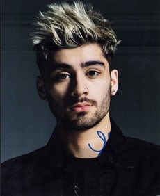 Zayne Malik signed photograph