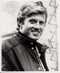 Robert Redford signed photograph