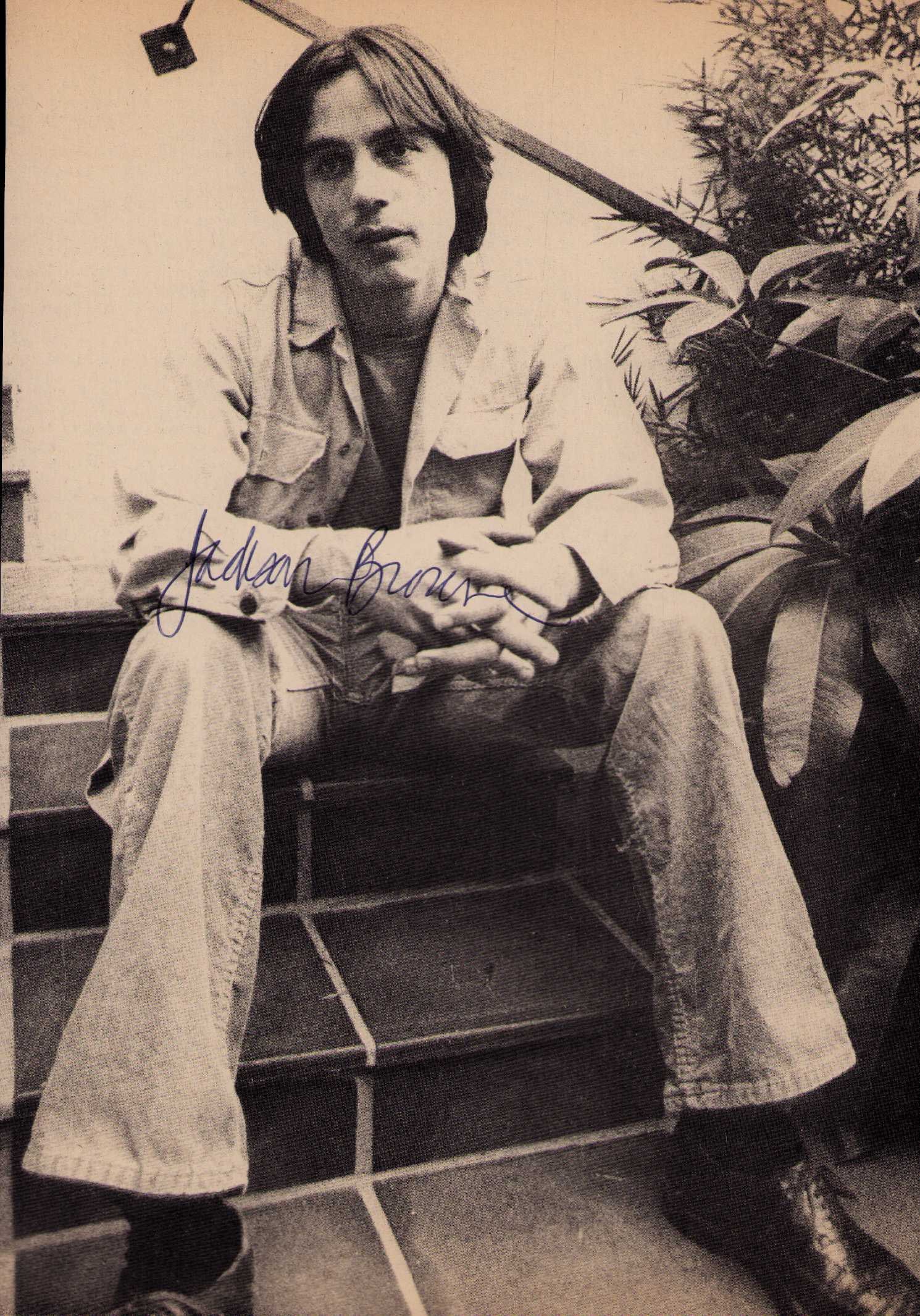 Jackson Brown signed photograph (1 of 1)