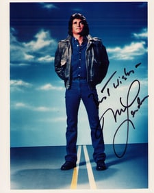 Michael Landon signed photograph