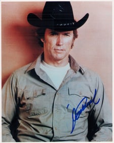 Clint Eastwood signed photograph