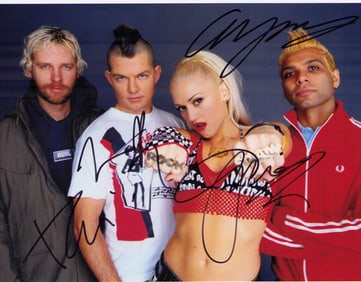 No Doubt signed photograph