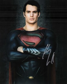 Henry Cavill Superman signed photograph