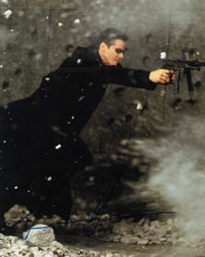 Keanu Reeves Matix signed photograph