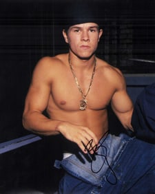 Mark Wahlberg sexy signed photograph