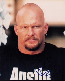 Stone Cold Steve Austin signed photograph
