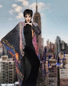 Liza Minelli signed photograph
