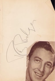 Ray Bolger vintage signature