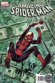 Stan Lee signed Spiderman comic book