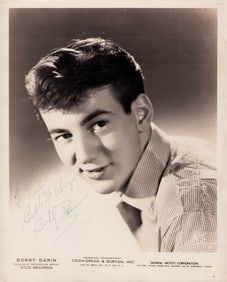 Bobby Darin vintage signed photograph