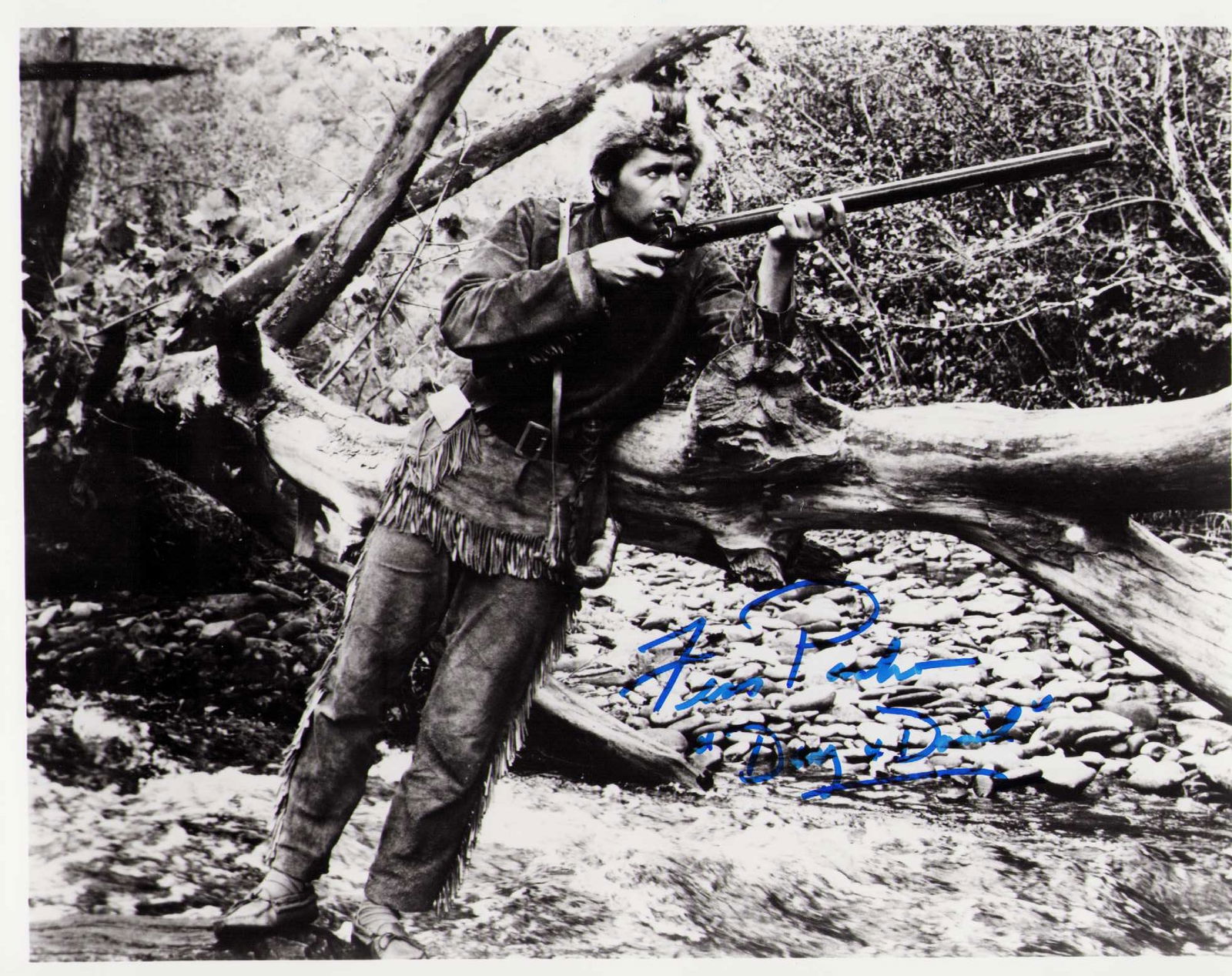 Fess Parker signed photograph (1 of 1)