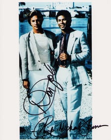 Miami Vice cast signed photograph