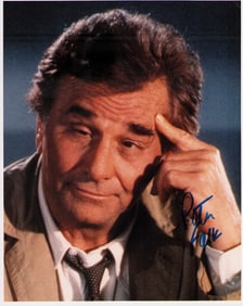 Peter Falk signed photograph