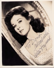 Susan Hayward signed photograph
