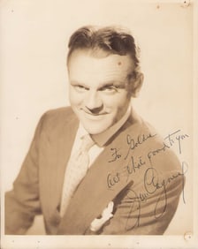 Jimmy Cagney signed photograph