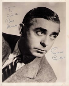 Eddie Cantor signed photograph