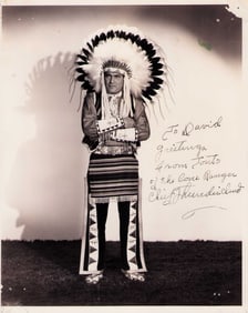 Chief Thundercloud rare signed photograph