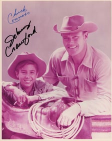 Rifleman cast signed photograph