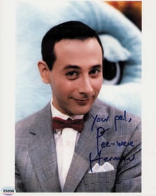 Pee Wee Herman signed photograph