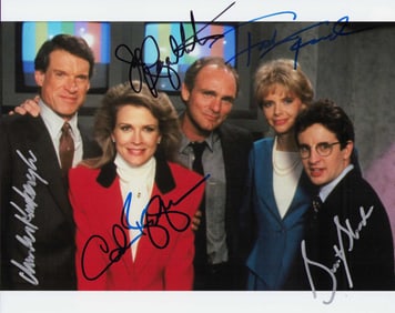 Murphy Brown cast signed photograph