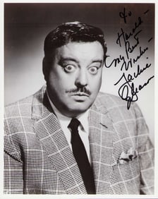 Jackie Gleason signed photograph