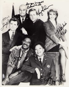 Night Court cast signed photograph