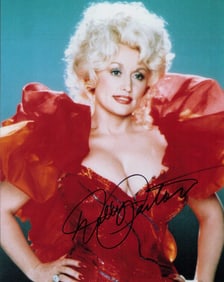 Dolly Parton signed photograph