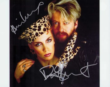 Eurythmics signed photograph