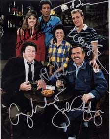 Cheers cast signed photograph
