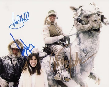 Star Wars rare cast signed photograph