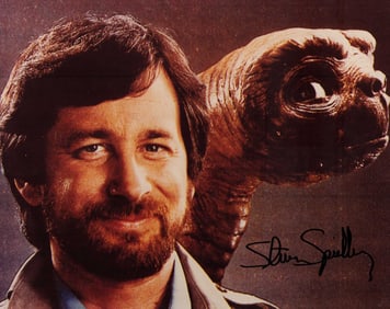 Steven Spielberg ET signed photograph