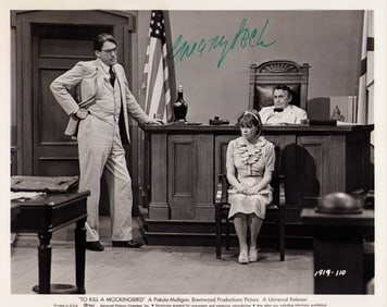 Gregory Peck signed photograph