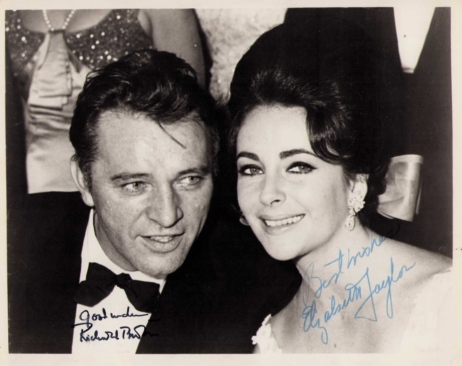 Taylor and Burton signed photograph (1 of 1)