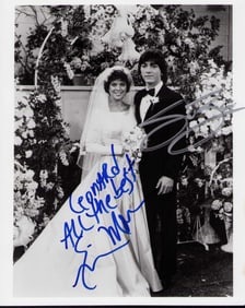 Joannie Loves Chachi cast signed photograph