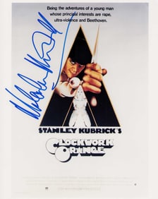Malcolm McDowell signed photograph B