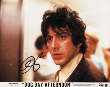 Al Pacino signed photograph
