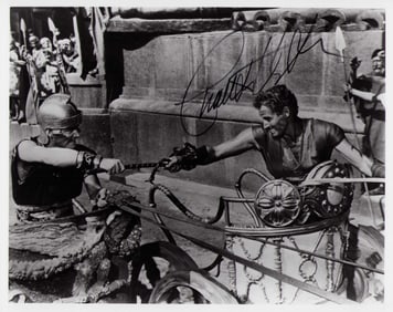 Charleton Heston signed photograph