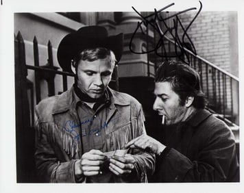 Midnight Cowboy cast signed photograph