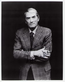 Gregory Peck signed photograph