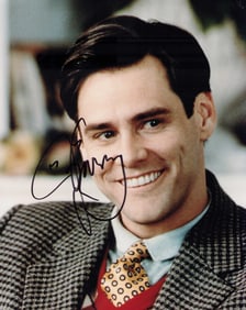 Jim Carrey signed photograph