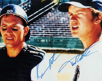 Tim Robbins and Kevin Costner signed photograph