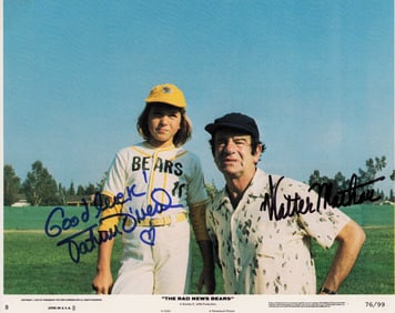 Bad News Bears cast signed photograph