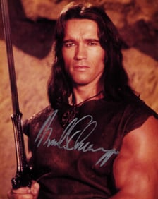 Arnold Schwarzenegger signed photograph