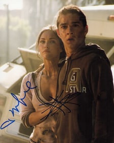 Transformers cast signed photograph