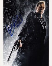 Bruce Willis signed photograph