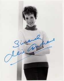Julie Andrews signed photograph